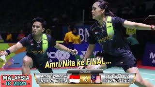 SF-Amri Syahnawi/Nita Violina Marwah vs Lau Yi Sheng/Yap Rui Chen || Malaysia IC 2024