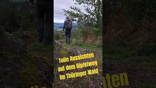 Der Gipfelweg im Thüringer Wald hat zahlreiche tolle Aussichten