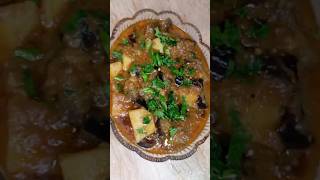 Aloo Baingan Recipe by Deeja's Recipes #food #deejasrecipes #aloobaingan #viralshorts #recipe