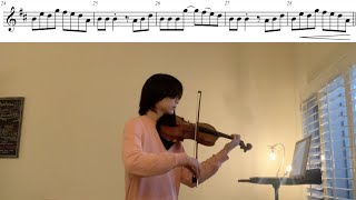 Playing "Escape" on Violin 1, with Coach Jayla