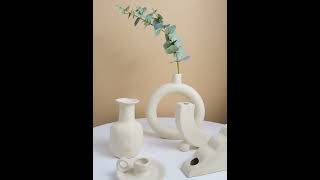 Ceramic vase and table ornaments for home decoration in sale