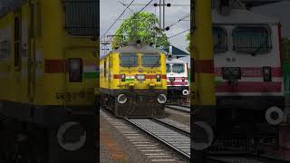 HIGH SPEED OVERTAKE : 12283 Ernakulam Jn. Hazrat Nizamuddin Duronto Express #shorts  #railway