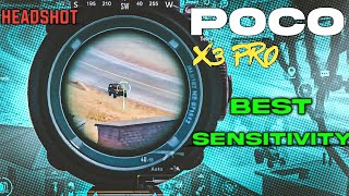 🔥Best Auto Headshot Sensitivity | Poco X3 Pro | BGMI Gyroscope sensitivity