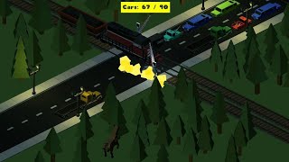 Railroad Crossing | Train Crossing | Fumikiri | Level Crossing | Gameplay 0167