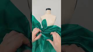 Creative Draping for Design #fashion #draping #eveninggown #creativedraping #formalgown  #rosedress