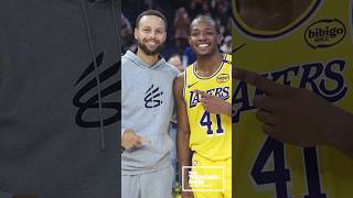 Is It Ok to CRY Over Curry? | Lakers Rookie Gets Emotional After Playing Steph #shorts