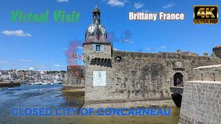 Visit of the closed city of Concarneau Brittany France