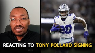 Titans Fan REACTS to Tony Pollard Signing...