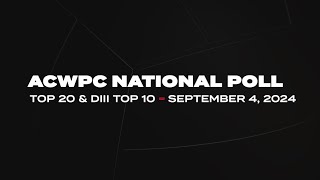 Revealing the TOP TEAMS in the Nation | ACWPC National Poll Reveal