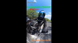 Revizia de 1 an la Kawasaki Z900SE model 2023 drumul pana la Est Bike Constanta si test Insta360 X4