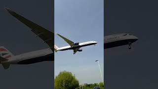 British Airways A350 09L #aviation #plane #aviations #spotting #landing