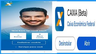 APP  CAIXA ECONÔMICA BETA AGORA VOCE ABRE CONTA  MAIS NA HORA DE COLOCAR CEP DA INVÁLIDO