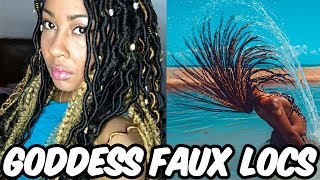 DIY: FREETRESS GODDESS FAUX LOCS | REVIEW & CROCHET BRAIDS TUTORIAL