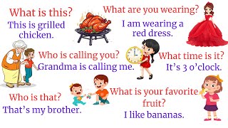 Simple English Questions & Answers |Daily English Conversations |Fun Learning English |English Story