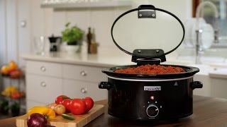 Crock-Pot 5.7L Hinged Lid Slow Cooker CSC031