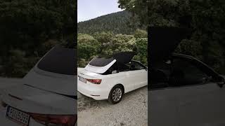 Audi A3 Cabrio na wyspie Rodos - otwieranie dachu