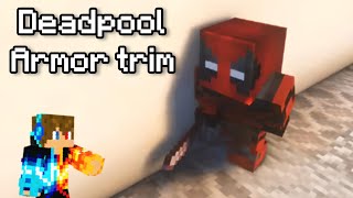 Отделка брони Deadpool в Minecraft!