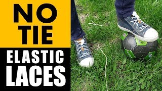 How to place No-Tie Elastic Laces