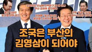 조국은 부산의 김영삼이 되어야..."정무적 판단 아쉬워"