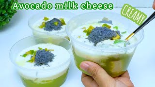 INI ENAK BANGET !!!  Resep Avocado Milk Cheese - minuman takjil buka puasa