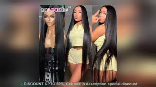 ✔️Glueless Wig Straight Lace Front Wig Human Hair 6x4 5x5 13x4 13x6 Lace Frontal Wig Ready T