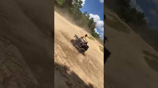 Kawasaki brute force 300 trials #shorts #satisfying #viral #dirtbike #dirtbiker #mud #offroad #quad