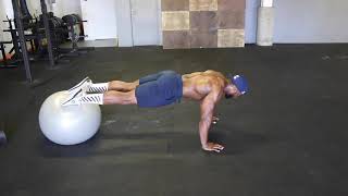 STABILITY BALL JACKKNIFE