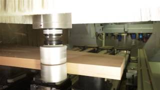 WOOD - BENZ Komplettbearbeitung einer Treppenstufe / Complete machining of a step