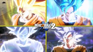 SDBH Goku All Transformation! Base-Super Saiyan-SSG-SSB-UI-MUI [Dragon Ball Xenoverse 2 MOD]