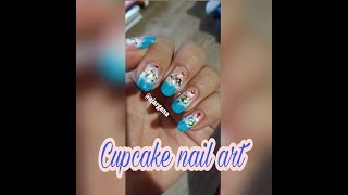 Cupcake nail art