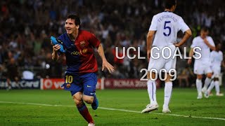 Lio Messi Champions League Goals 2009