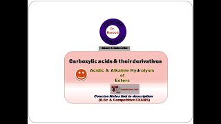 Carboxylic Acids & Derivatives II Ester Hydrolysis II Mechanism II Pdf NOTES link in description