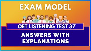 OET LISTENING TEST 37 | LISTENING WITH MIHIRAA