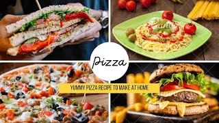 Yummy and Easy Pizza Recipe at Home (Urdu / Hindi)