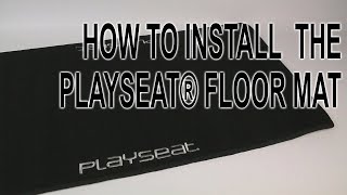 Playseat® Floor Mat Unboxing & install