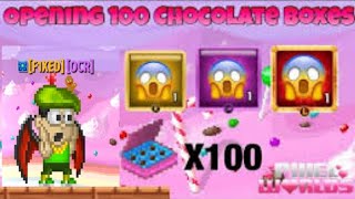 I opening 100 Heart Chocolate Boxes!It's 30K Gems!