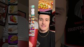 RANKING TACO BELL MENU ITEMS 🌮🔔 ( ASMR ) #shorts #food #asmr