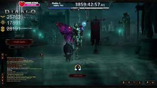 Day 743: (Worlds First) Diablo 3 100% Solo Non Seasonal Speedrun w/RoS & Necro (ENVTuber)