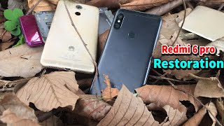 Restoration xiaomi redmi 6 pro  |  restore an abandoned old phone at the landfill