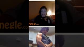 Flexing on Omegle 💪│ Funny Reactions #omegle #alexeubank #gym #trentwins #aesthetics