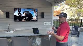 Boston Automations - Backyard Entertainment Walkthrough featuring Samsung Terrace, Ambisonic & Terra