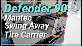 Land Rover Defender Mantec Tire Carrier