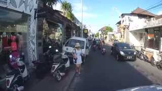 Driving Through Ubud Bali Indonesia