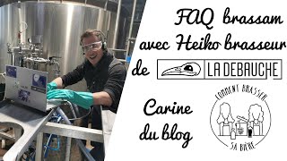 FAQ Brassam avec Heiko brasseur pro pour "la débauche" et Carine de "Comment brasser sa bière"