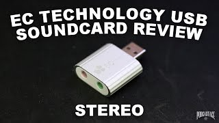 EC Technology Aluminum USB Sound Card Review / Sound Test