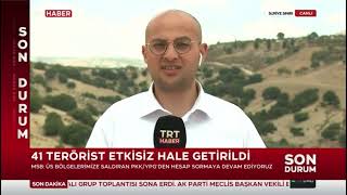 Suriye’de terörle mücadele sürüyor, yuvalanan teröristler vuruluyor | TRT Haber