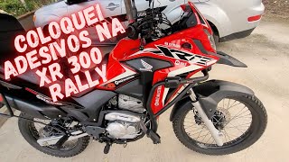 NOVOS ADESIVOS NA XRE 300 RALLY