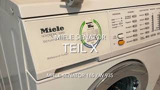 Miele Senator 165 WPS -  Rückbau Gummidichtung & Türbefestigung W935 Teil X