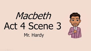 Macbeth Act 4 Scene 3