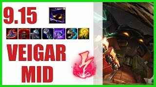 Veigar Mid Ranked Challenger Build 9.15 - KR Challenger